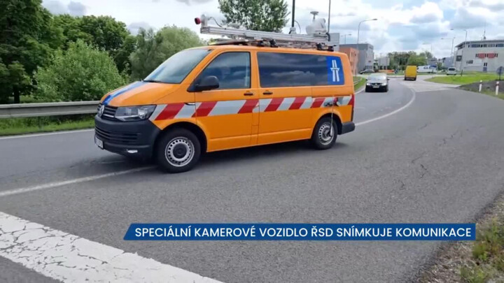 Speciální vozidlo ŘSD snímkuje laserem a kamerami důležité silnice a dálnice