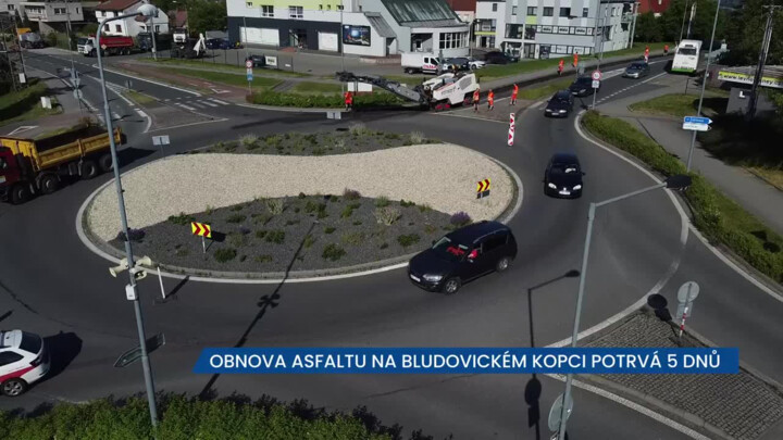 Obnova asfaltu na frekventovaném Bludovickém kopci v Havířově potrvá 5 dnů