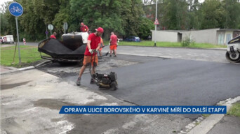 Oprava ulice Borovského v Karviné míří do poslední etapy, část bude úplně uzavřena