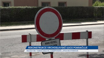 Rekonstrukce Vrchoslavské ulice v Novosedlicích pokračuje