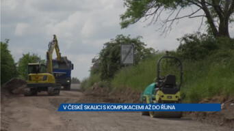 V České Skalici probíhá rekonstrukce silnice III/3049, s komplikacemi počítejte do října