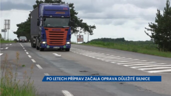 Začala oprava silnice z Mutěnic do Hovoran, řidiče čekají komplikace