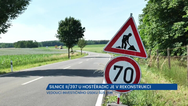 Silnice II/397 je v rekonstrukci, silničáři opravují povrch vozovky