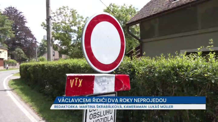 Část Václavic je kvůli stavbě uzavřená, kopat se tam bude dva roky