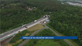 Začala plánovaná oprava dálničního obchvatu Plzně, dělníci jsou v tunelu Valík