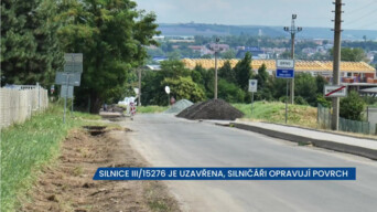 Silnice III/1527 v  Brně je neprůjezdná, rekonstruuje se povrch, objížďka vede přes Moravany a ulici Ořechovskou