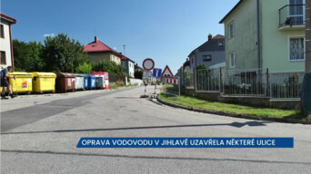 V Jihlavě probíhají rozsáhlé rekonstrukce vodovodu, některé ulice jsou uzavřeny