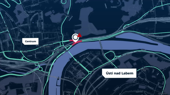 Dávejte pozor na rizikovém úseku v Ústí nad Labem, od začátku roku zde bylo přes 20 nehod