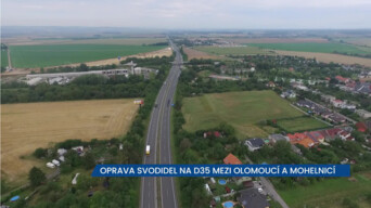 Mezi Olomoucí a Mohelnicí probíhá oprava svodidel, dejte pozor při průjezdu kolem dělníků a techniky