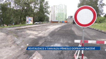 Revitalizace sídliště v Tanvaldu přinesla dopravní omezení