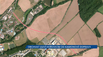 Obchvat okolo Hořovic uleví městu od kamionové dopravy