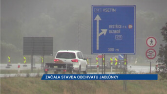 Začala stavba obchvatu Jablůnky, řidiči musí v okolí počítat se zvýšeným provozem nákladních aut