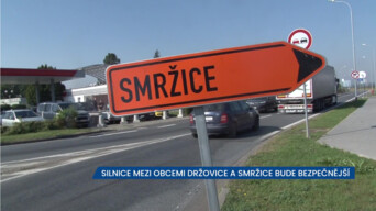 Silnice mezi obcemi Držovice a Smržice je pro dopravu uzavřena, motoristé musí objížďkou