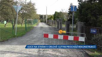 Ulice Na Stráni v Orlové-Lutyni prochází rekonstrukcí, oprava vylepší dopravní dostupnost