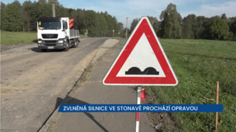 Zvlněná silnice ve Stonavě prochází opravou, v pondělí a v úterý bude uzavřena