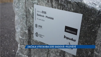 Začala výstavba D35 Sadová–Plotiště