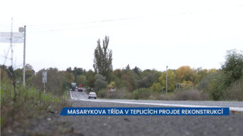 Masarykova třída v Teplicích projde rekonstrukcí