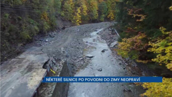 Některé silnice v MSK poškozené povodní do zimy opravit nestihnou