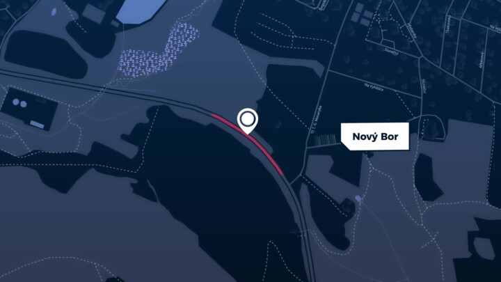 Křižovatka na silnici I/9 u Nového Boru je nebezpečná kvůli bezohledným řidičům