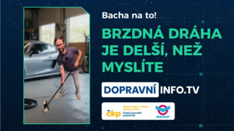 Brzdná dráha je delší, než si myslíte