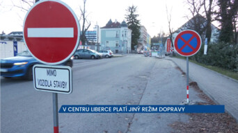 Výstavba náplavky změnila režim dopravy v centru Liberce