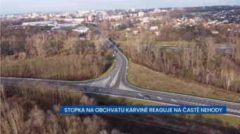 Při vjezdu na obchvat Karviné je změna, nově řidiče zastaví značka STOP