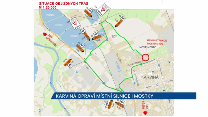 Karviná opraví místní silnice i mostky, první práce začnou na jaře