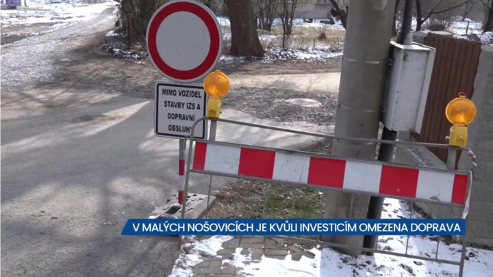 V Malých Nošovicích je kvůli velkým investicím omezena doprava