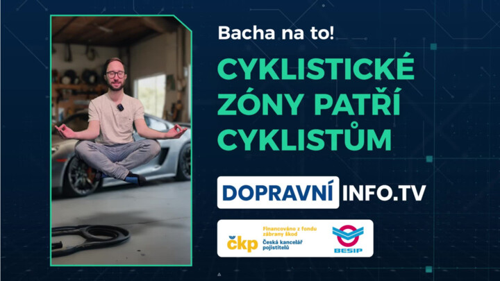 Cyklistické zóny patří cyklistům