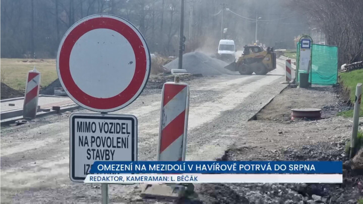 Dopravní omezení na Mezidolí v Havířově potrvá do srpna