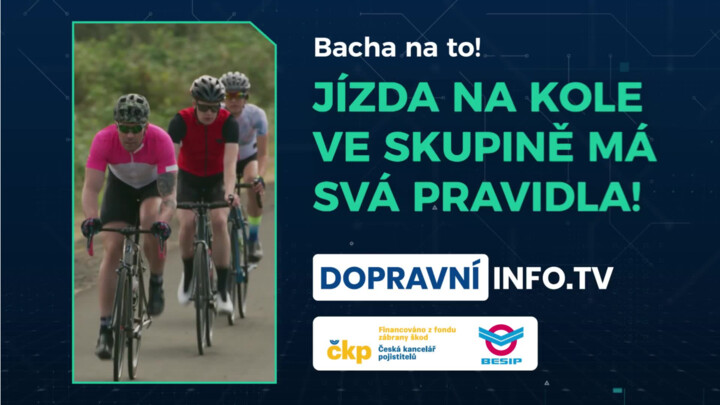 Jízda na kole ve skupině má svá pravidla!