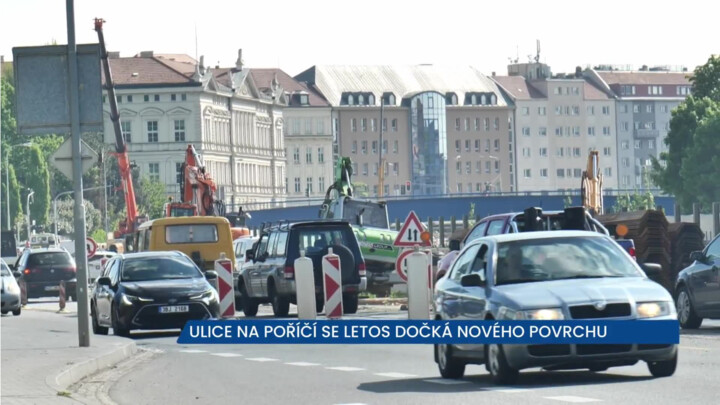 Práce na protipovodňových opatřeních v Brně na Poříčí budou brzy hotové, dopravní omezení neskončí