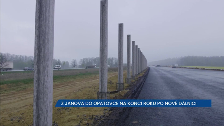 Z Janova do Opatovce na konci roku po nové dálnici