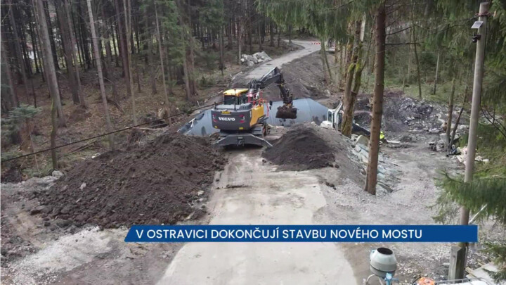 V Ostravici skončí dopravní omezení, nový most nahradil ten stržený povodní
