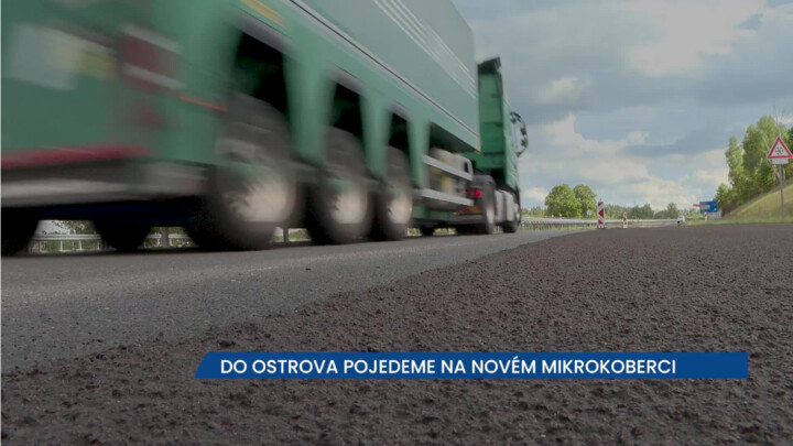 Do Ostrova řidiči pojedou po novém mikrokoberci