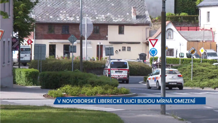 V novoborské Liberecké ulici budou mírná omezení