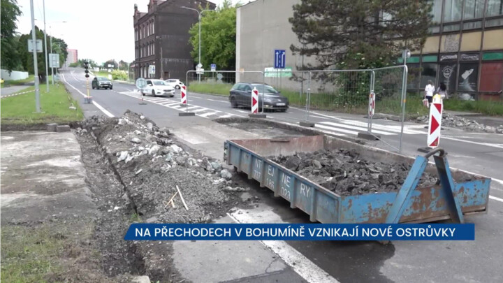 Na přechodech v Bohumíně vznikají nové ostrůvky