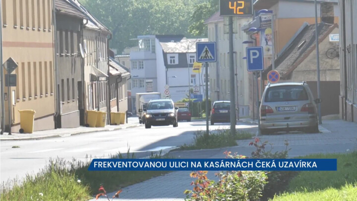 Ulici na Kasárnách čeká uzavírka, bude se rekonstruovat plynovod