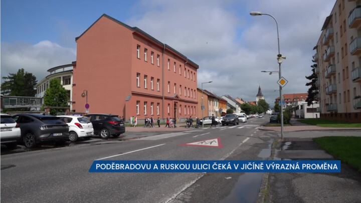 Poděbradovu a Ruskou ulici v Jičíně čeká výrazná proměna