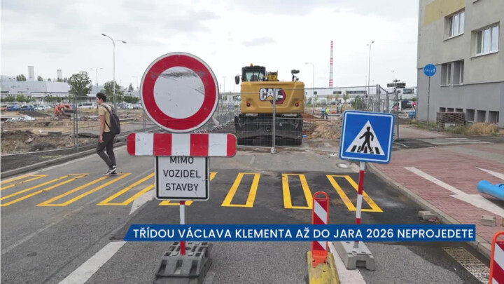 Třídou Václava Klementa v Mladé Boleslavi až do jara 2026 neprojedete