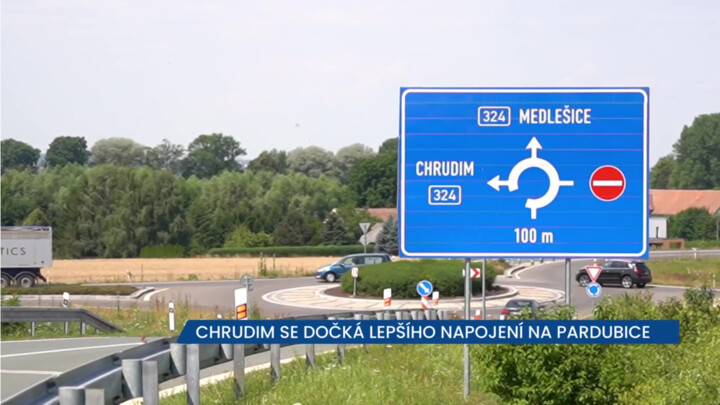 Chrudim se dočká lepšího napojení na Pardubice, stavba začne v půlce srpna
