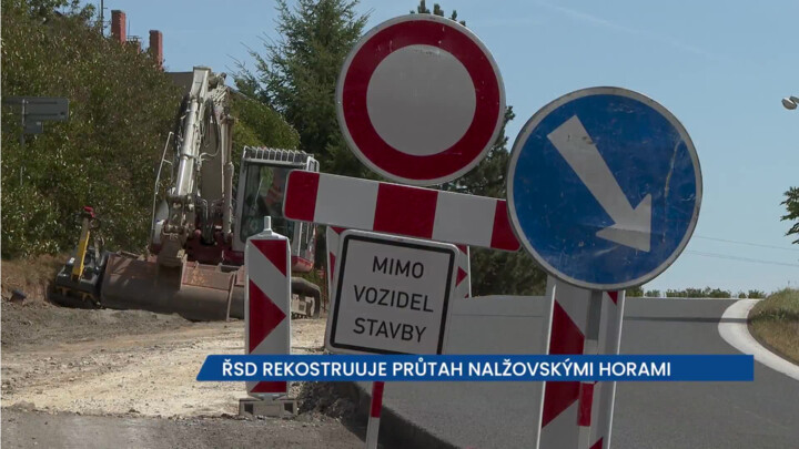 Ředitelství silnic a dálnic rekonstruuje průtah Nalžovskými Horami