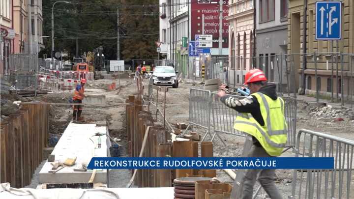 Uzavírka Rudolfovské třídy v Českých Budějovicích potrvá do konce roku 2025, objízdné trasy platí pro veškerou dopravu
