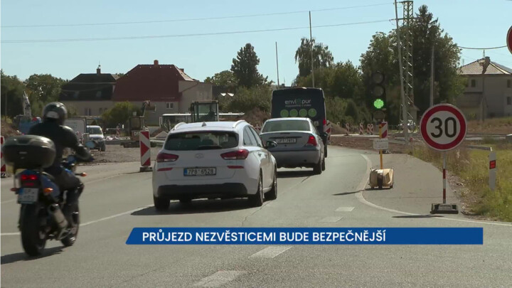 Průjezd Nezvěsticemi bude díky kruhovému objezdu bezpečnější