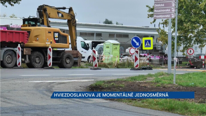 Opravy na Hviezdoslavově ulici postoupily do druhé etapy, očekávejte objížďky