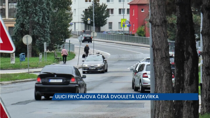 Ulici Fryčajova v Brně čeká uzavírka, ta bude trvat dva roky