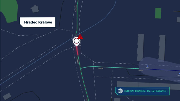 Na ulici Pouchovská v Hradci Králové často bourají cyklisté