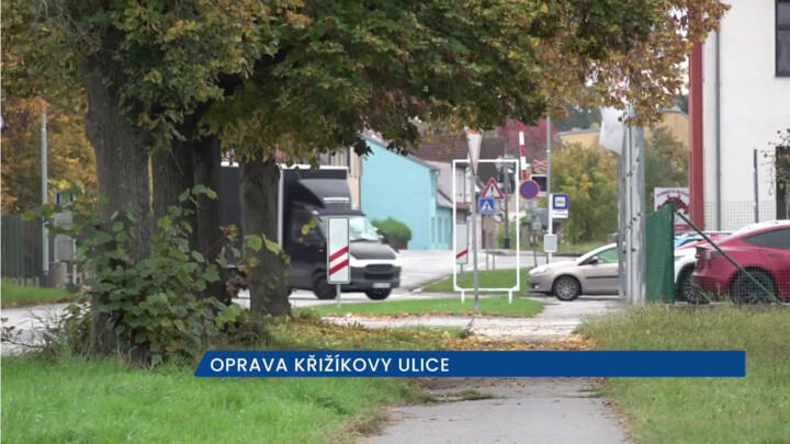 Křižíkova ulice v Českých Budějovicích dostane nový povrch a obrubník, pozor na uzavírky a kyvadlový provoz