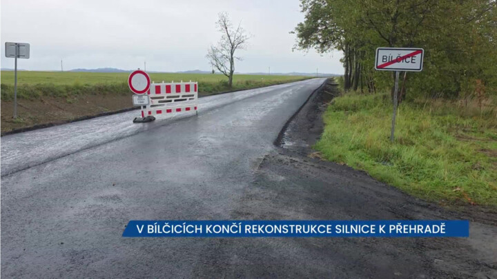 Kompletní oprava silnice mezi Bílčicemi a Slezskou Hartou spěje ke konci