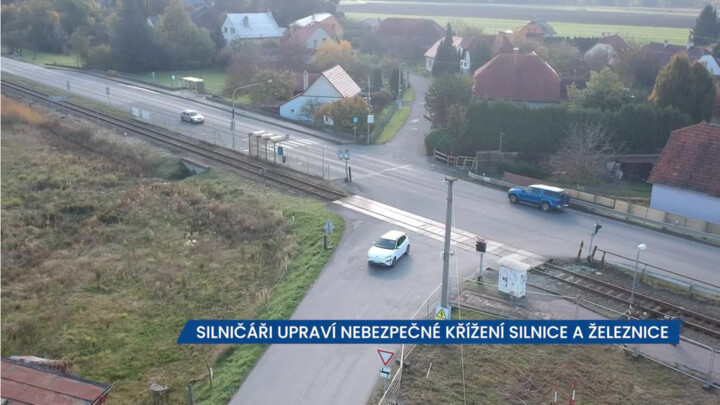 V Zašové silničáři upraví nebezpečné křížení silnice a železnice